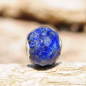 Preview: Trollbeads - Runder Lapislazuli, facettiert - WYSIWYG