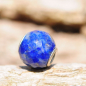 Preview: Trollbeads - Runder Lapislazuli, facettiert - WYSIWYG