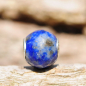Preview: Trollbeads - Runder Lapislazuli, facettiert - WYSIWYG