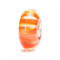 Preview: Trollbeads - Clear Coral Stripe - Retired