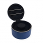 Preview: Trollbeads - Round Travel Jewellery Box - blue