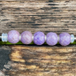 Preview: Trollbeads - Runde Purple Jade, facettiert - WYSIWYG