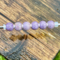 Preview: Trollbeads - Runde Purple Jade, facettiert - WYSIWYG