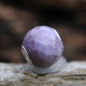 Preview: Trollbeads - Runde Purple Jade, facettiert - WYSIWYG