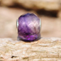 Preview: Trollbeads - Runder Amthyst, facettiert - WYSIWYG