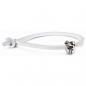 Preview: Trollbeads - Single Leather Bracelet, White