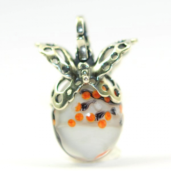 Preview: Trollbeads - Spezial Unique Schmetterling Anhänger