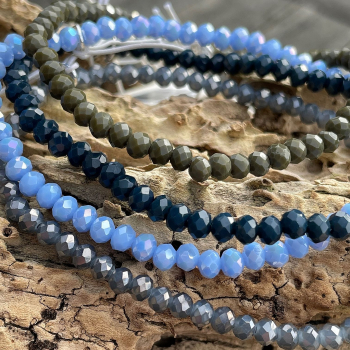Bracelet Crystal - 4 mm - Size L - Marseille