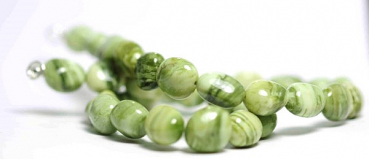 Trollbeads - Essenz Halskette aus Grün Gelbem Calcit - 45cm