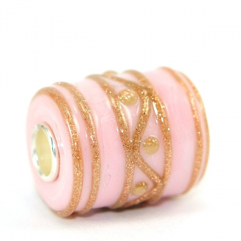 Preview: Eavae Beads - Glas Bead - Long Barrel - Phoenix Pattern