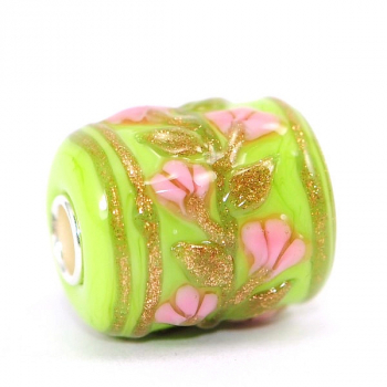 Preview: Eavae Beads - Glas Bead - Long Barrel - Ginkgo