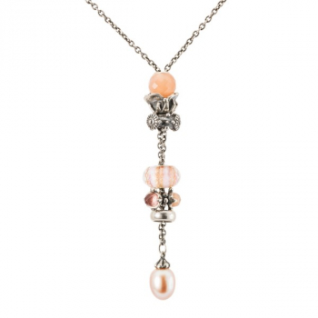 Trollbeads - Round Feldspar Moonstone Facet