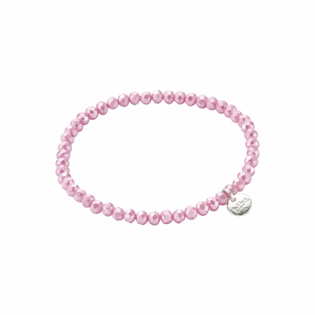 Bracelet Crystal - 4 mm - Mauve