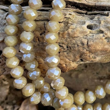 Bracelet Crystal - 4 mm - Caramel