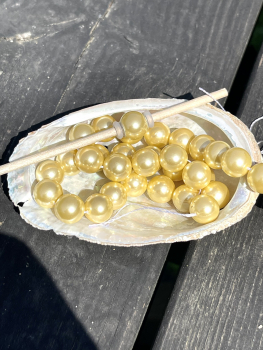 Katzenmaiers - Pearl - 10 mm - ochre-yellow