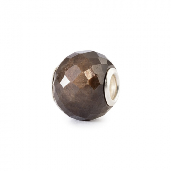 Trollbeads - Round Brown Sapphire Facet