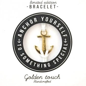 Sailbrace - Bracelet - Golden Touch White
