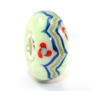 Trollbeads Day 2025 - Blütenschimmer in Elfenbein - WYSIWYG