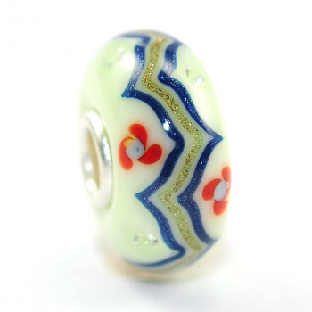 Trollbeads Day 2025 - Blütenschimmer in Elfenbein - WYSIWYG