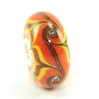 Trollbeads Day 2025 - Goldfunke in Bernstein - WYSIWYG