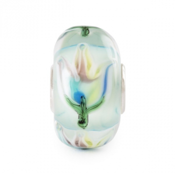 Preview: Trollbeads - Fantasie Regenbogen Tulpe - Limitiert