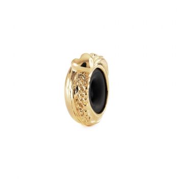 Trollbeads - Herbsherz Spacer, 18k vergoldet