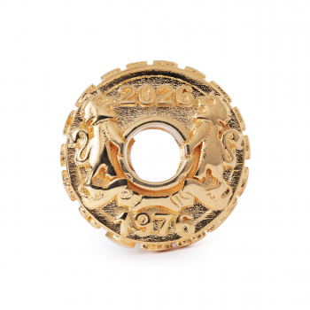 Trollbeads - Jubiläum Münze, vergoldet