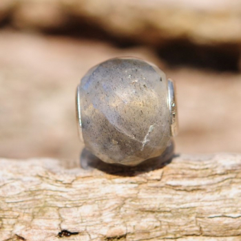 Trollbeads - Runder Labradorit, facettiert - WYSIWYG
