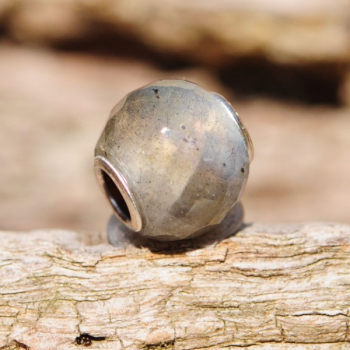 Trollbeads - Runder Labradorit, facettiert - WYSIWYG