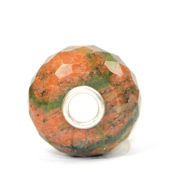 Preview: Trollbeads - Epidot vom Feldspat Jasper - WYSIWYG