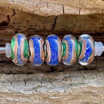 Preview: Trollbeads - Limited - Jusanji - Länder Bead Südkorea