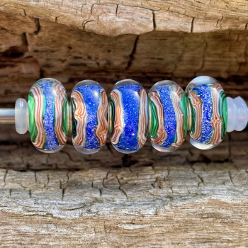 Preview: Trollbeads - Limited - Jusanji - Länder Bead Südkorea