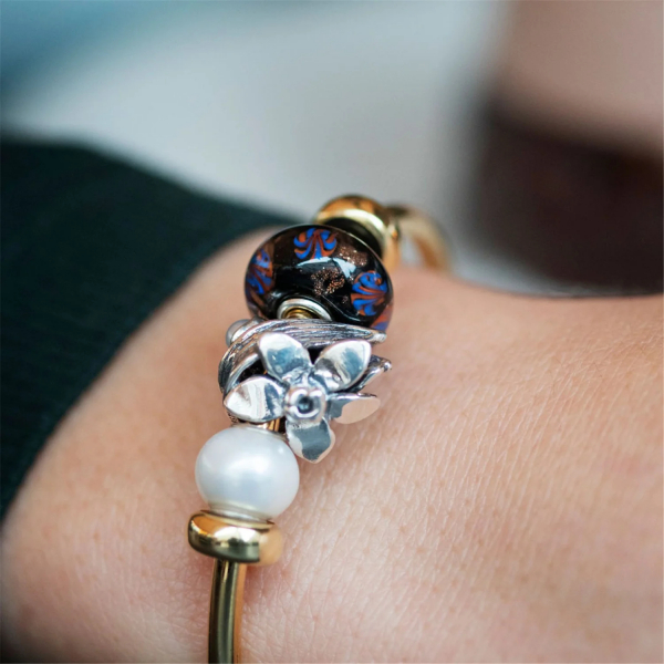 Trollbeads - Weisse Perle