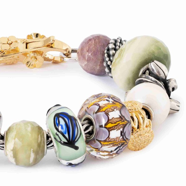 Trollbeads - Grün Gelber Calzit