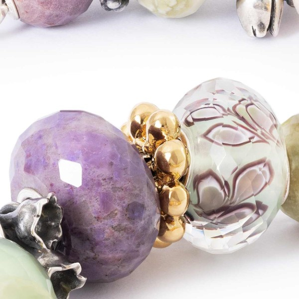 Trollbeads - Purple Jade, facettiert