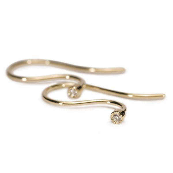 Trollbeads - Earring Hooks - Gold/Brilliant