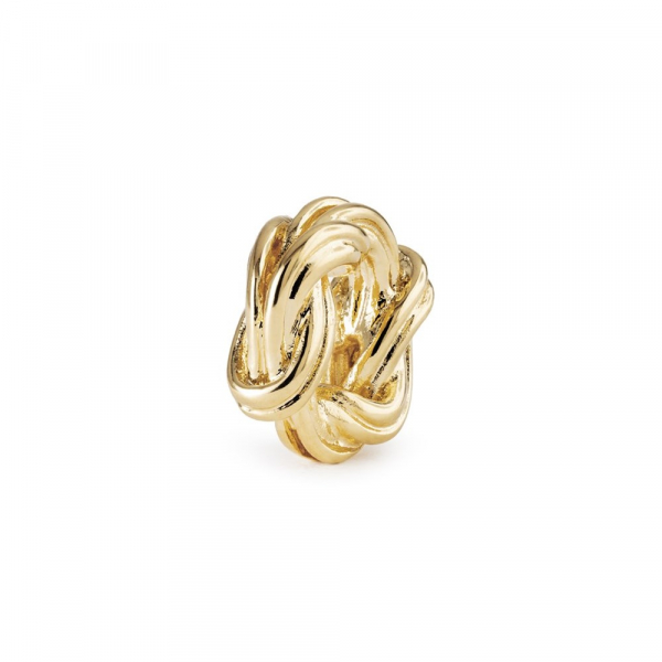 Trollbeads - Doppelter Unendlichkeitsknoten, 18k vergoldet
