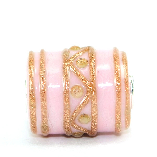 Eavae Beads - Glass Bead - Long Barrel - Phoenix Pattern