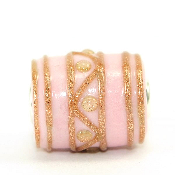Eavae Beads - Glass Bead - Long Barrel - Phoenix Pattern