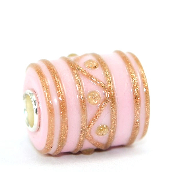 Eavae Beads - Glas Bead - Long Barrel - Phoenix Pattern