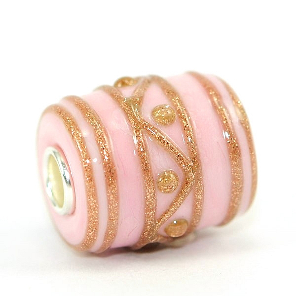 Eavae Beads - Glas Bead - Long Barrel - Phoenix Pattern