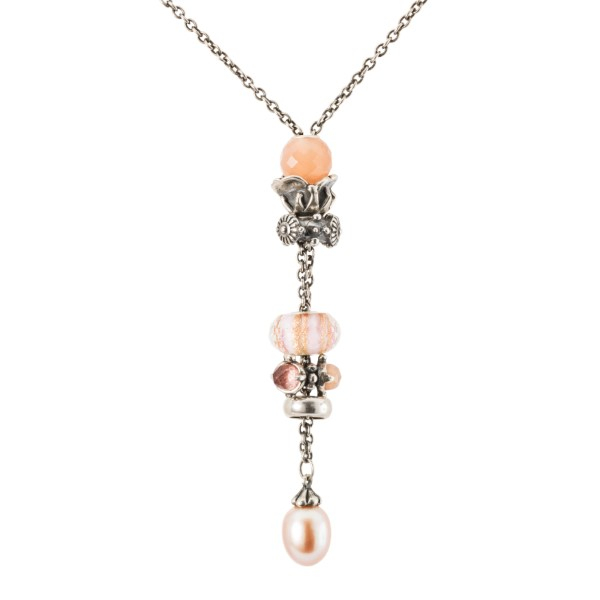 Trollbeads - Round Feldspar Moonstone Facet