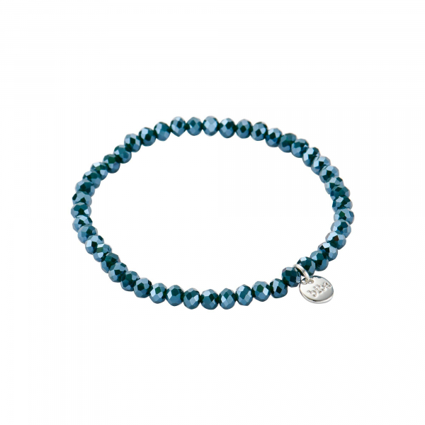 Bracelet Crystal - 4 mm - Forêt Noire