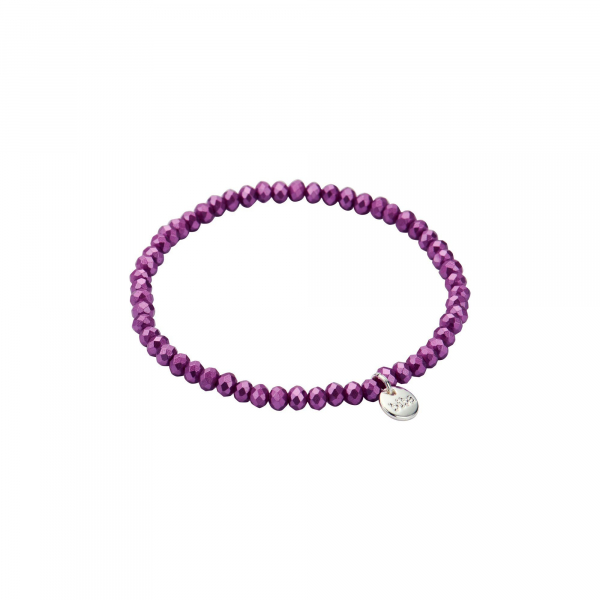 Bracelet Crystal - 4 mm - Lavande