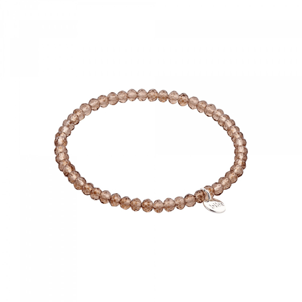 Bracelet Crystal - 4 mm - Noisette