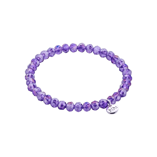 Bracelet Crystal - 4 mm - Violettes