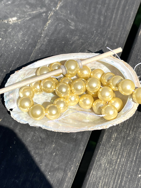 Katzenmaiers - Pearl - 10 mm - ochre-yellow