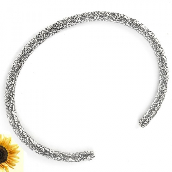 Elfbeads - Silver - Sunflower Bangle