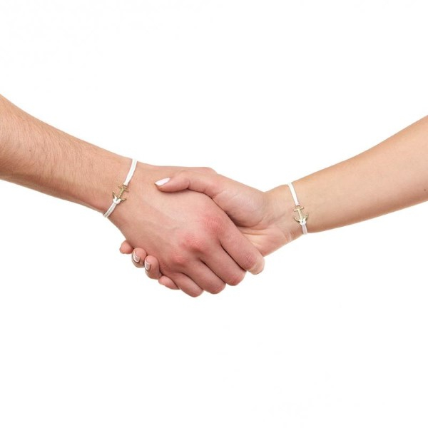 Sailbrace - Bracelet - Golden Touch White