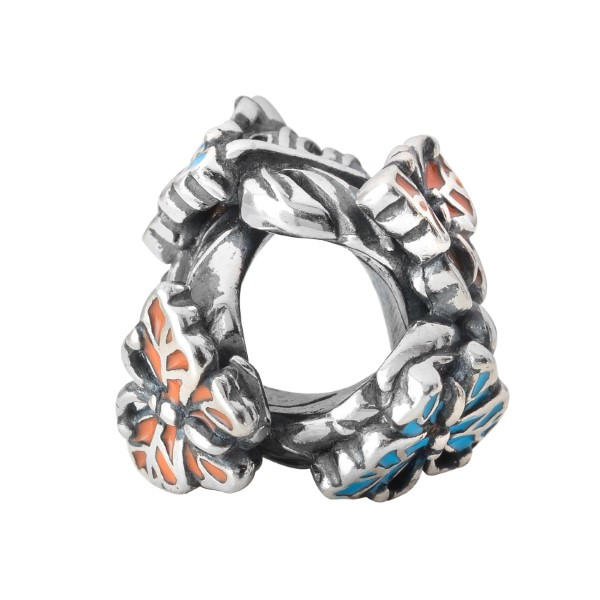 Elfbeads - Summertime Butterflies-Blue Orange